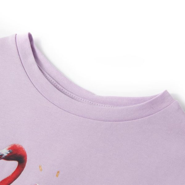 T-shirt para criança lilás 92 – Image 3