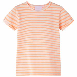 T-shirt de criança laranja-néon 92