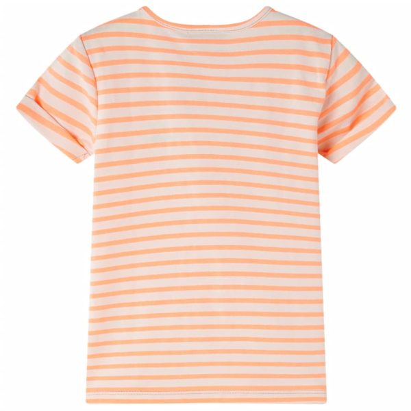 T-shirt de criança laranja-néon 116 – Image 2