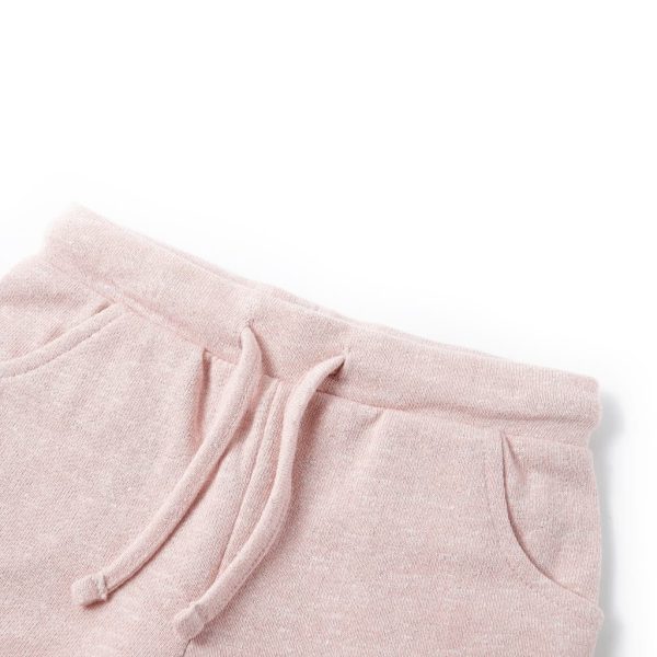 Calções de criança com cordão rosa-claro misto 140 – Image 3