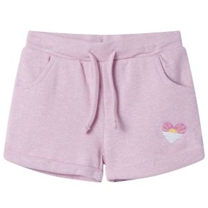 Calções de criança com cordão lilás misto 104