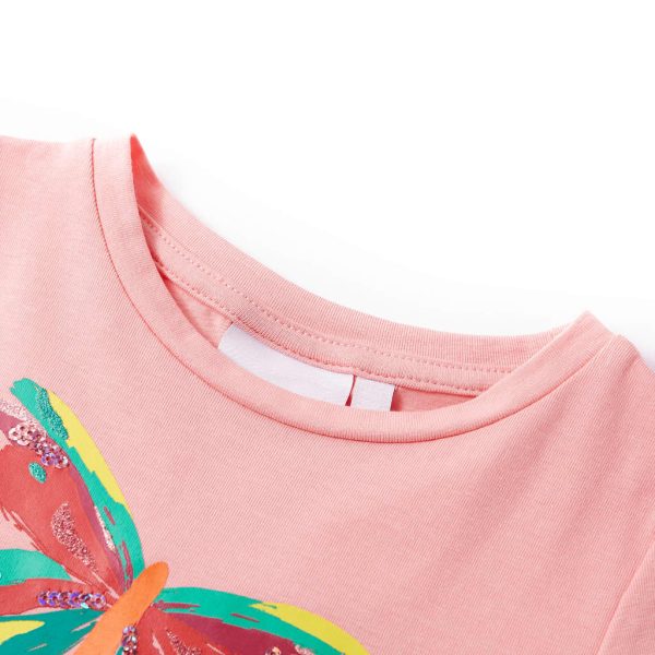 T-shirt de criança rosa 128 – Image 3