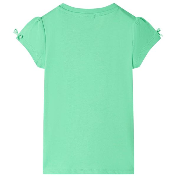 T-shirt para criança verde-claro 116 – Image 2