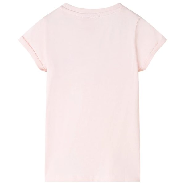 T-shirt para criança rosa-suave 92 – Image 2