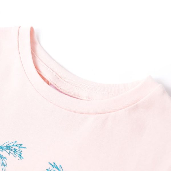 T-shirt para criança rosa-suave 92 – Image 3