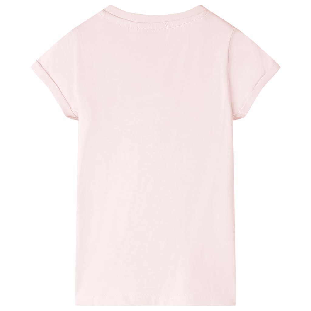T-shirt de criança rosa-suave 104 – Image 2