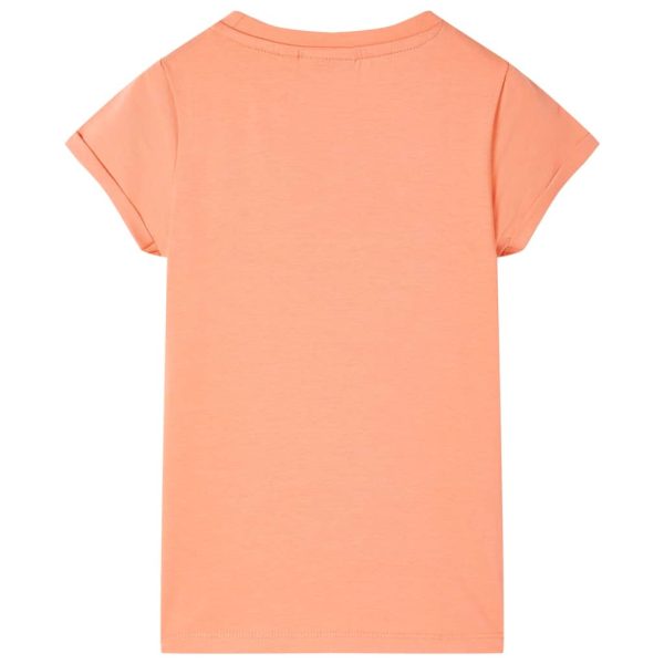 T-shirt para criança cor pêssego 116 – Image 2