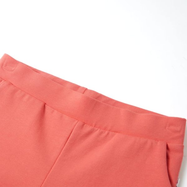 Calças de criança com pernas largas coral 128 – Image 3