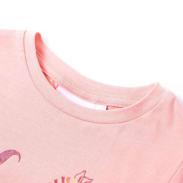 T-shirt de criança rosa 92 – Image 3