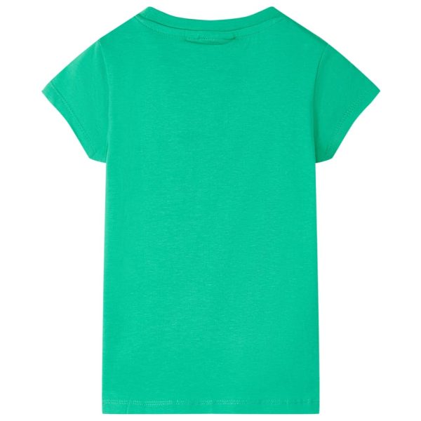 T-shirt de criança verde 128 – Image 2