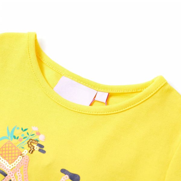 T-shirt de criança amarelo 104 – Image 3