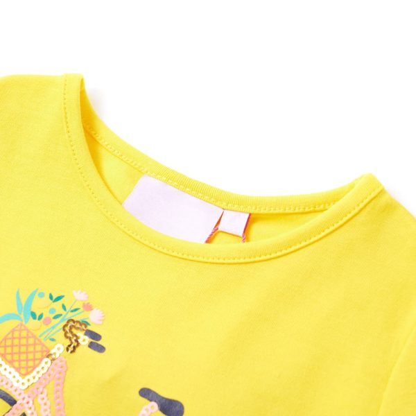 T-shirt de criança amarelo 140 – Image 3