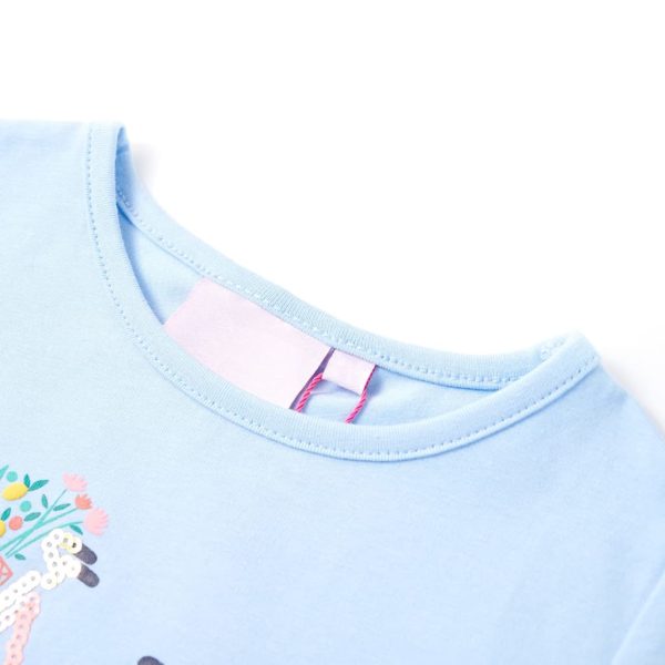 T-shirt para criança azul 140 – Image 3