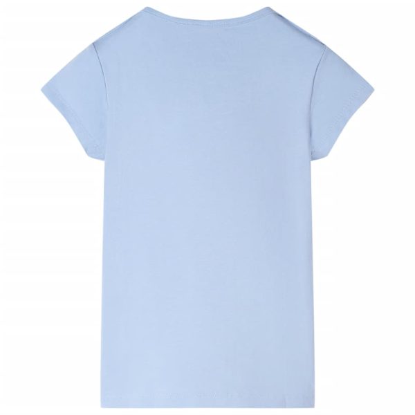 T-shirt para criança azul 104 – Image 2