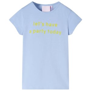 T-shirt para criança azul 140
