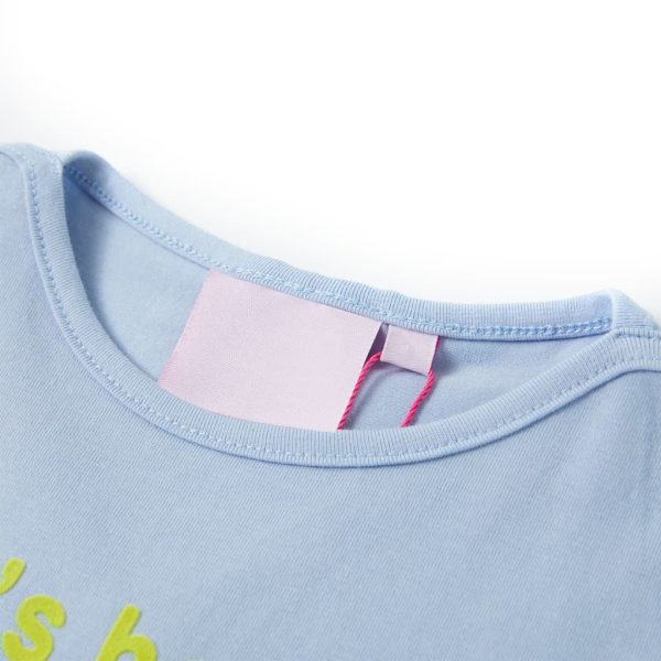 T-shirt para criança azul 140 – Image 3