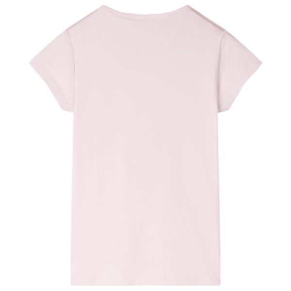 T-shirt de criança rosa-suave 104 – Image 2