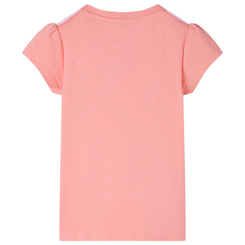 T-shirt infantil coral-claro 104 – Image 2