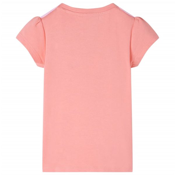 T-shirt infantil coral-claro 128 – Image 2