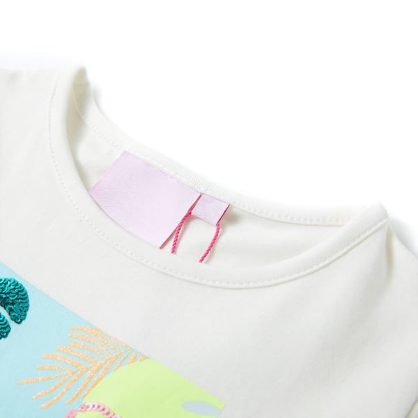T-shirt infantil cor cru 140 – Image 3