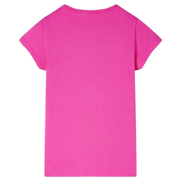T-shirt de criança rosa-escuro 116 – Image 2