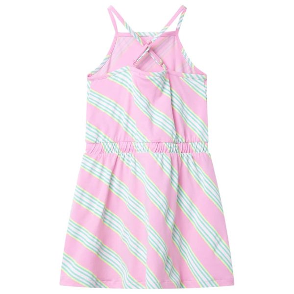 Vestido de criança com cordão sem mangas rosa 92 – Image 2