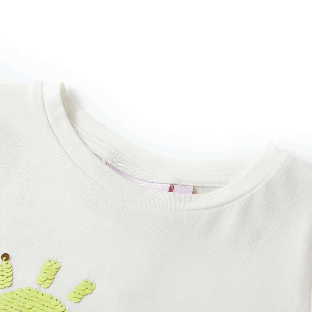 T-shirt infantil cor cru 128 – Image 3