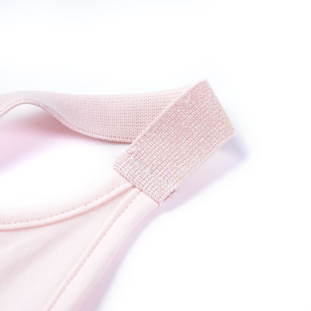 T-shirt de alças para criança rosa suave 128 – Image 3