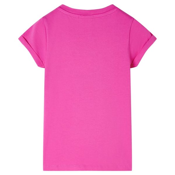 T-shirt de criança rosa-escuro 104 – Image 2