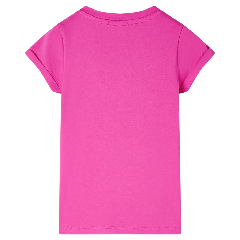 T-shirt de criança rosa-escuro 116 – Image 2