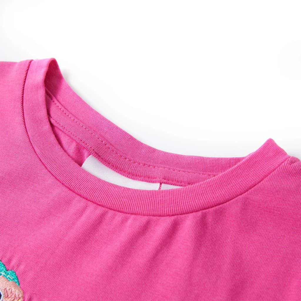T-shirt de criança rosa-escuro 116 – Image 3