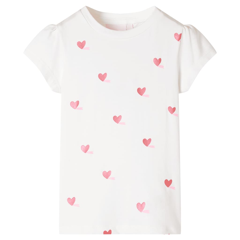 T-shirt infantil cor cru 104