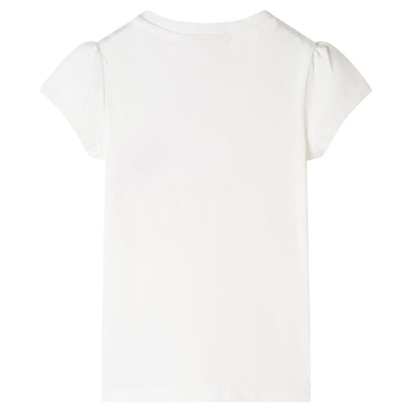 T-shirt infantil cor cru 128 – Image 2