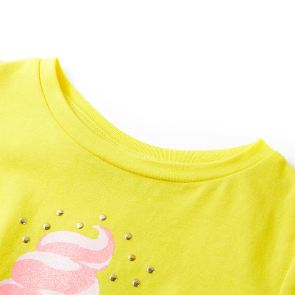 T-shirt de criança amarelo 116 – Image 3