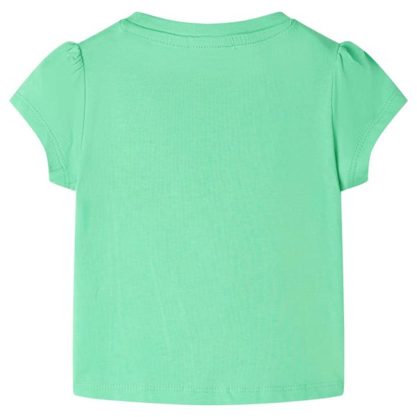 T-shirt de criança verde-claro 104 – Image 2
