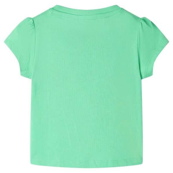 T-shirt de criança verde-claro 116 – Image 2