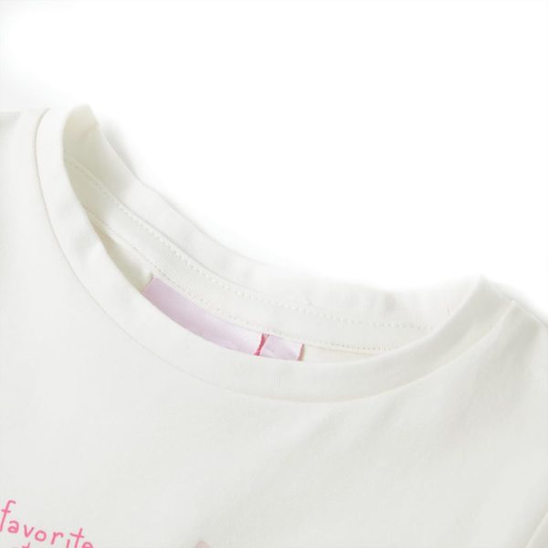T-shirt infantil cor cru 128 – Image 3