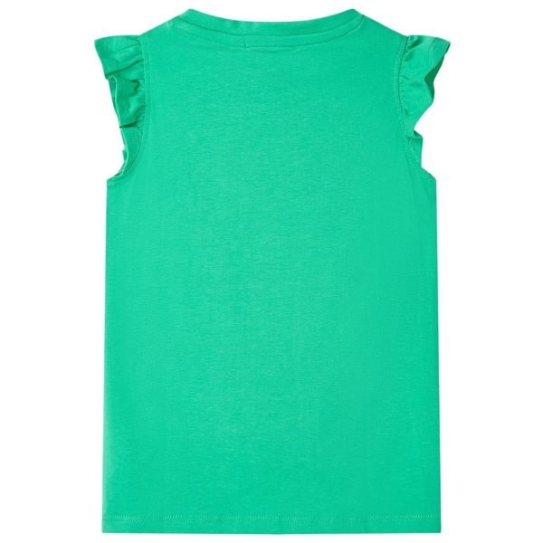 T-shirt de criança verde 104 – Image 2