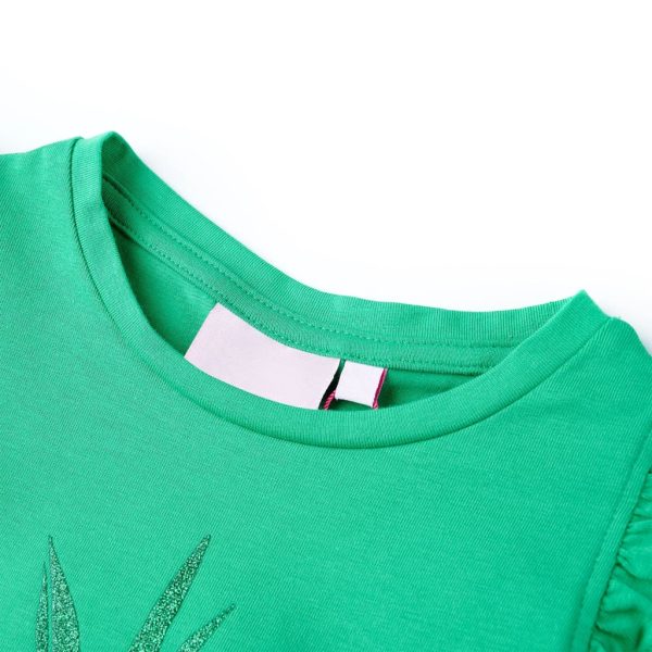 T-shirt de criança verde 140 – Image 3