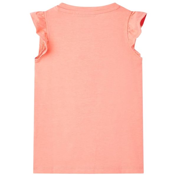 T-shirt infantil coral néon 104 – Image 2