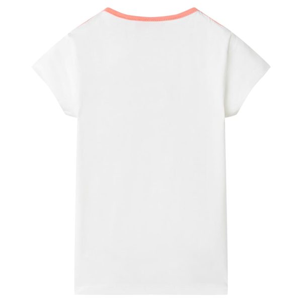T-shirt infantil cor cru 140 – Image 2