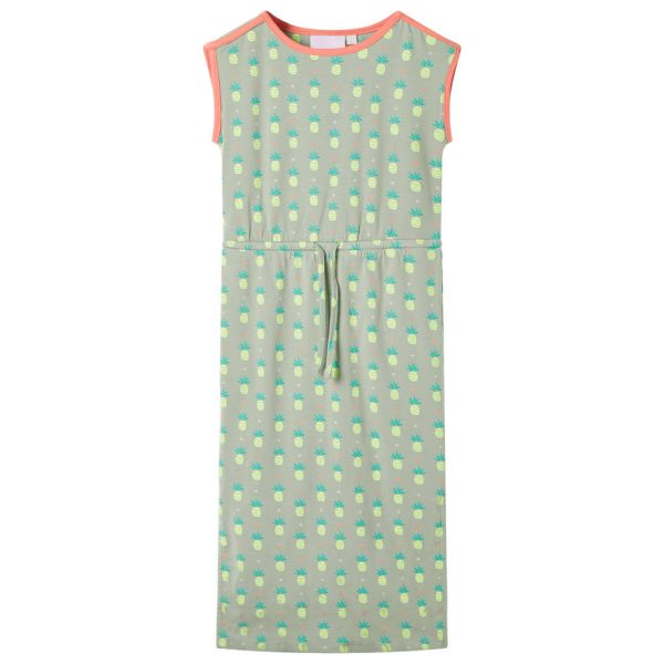 Vestido para criança menta velho 116