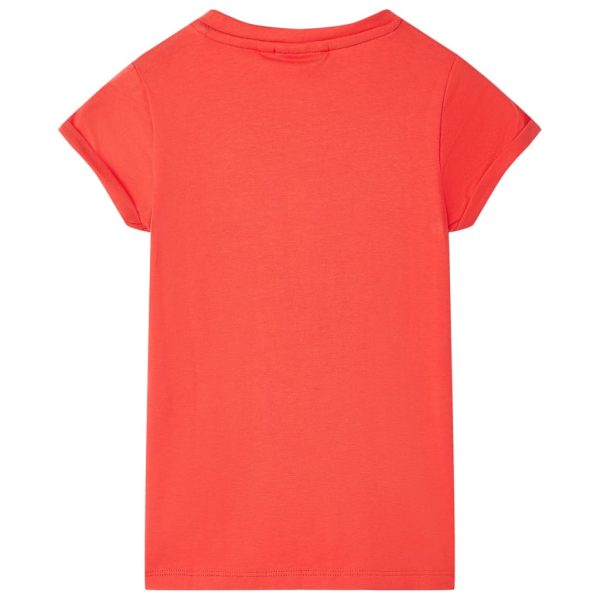 T-shirt para criança vermelho 140 – Image 2