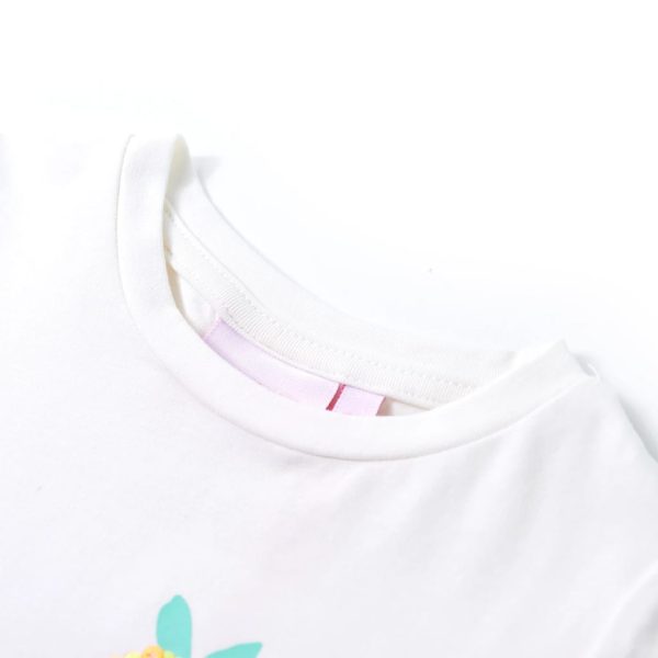T-shirt infantil cor cru 104 – Image 3