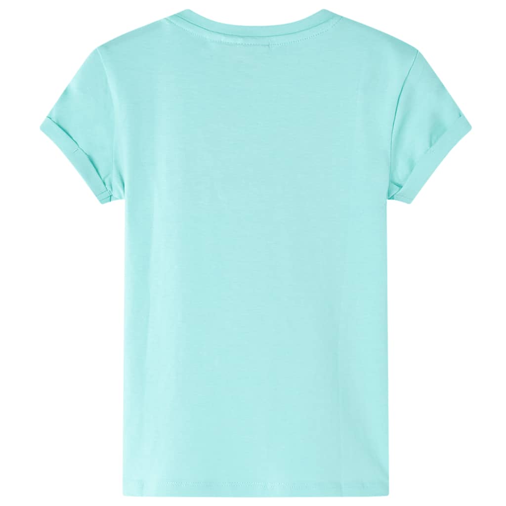 T-shirt infantil menta-claro 104 – Image 2