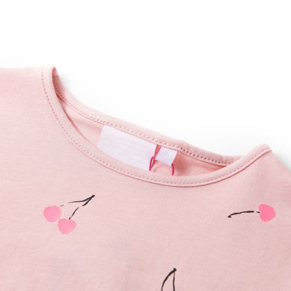 T-shirt de criança rosa-claro 104 – Image 3