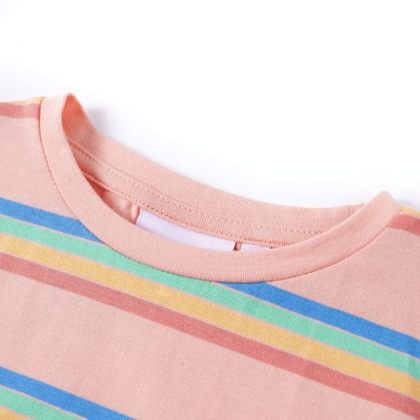T-shirt para criança cor pêssego 104 – Image 3