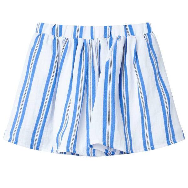 Saia de criança azul-cobalto e branco 104 – Image 2