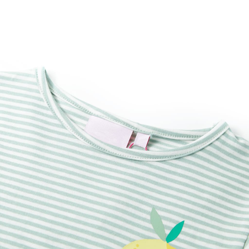 T-shirt infantil menta 128 – Image 3