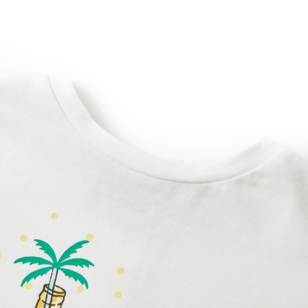 T-shirt infantil cor cru 92 – Image 3